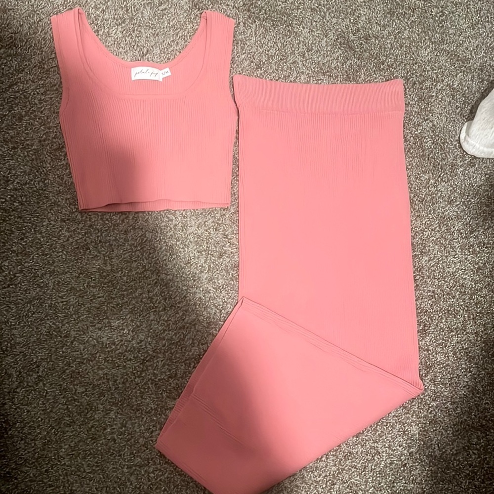 Petal and pup skirt set